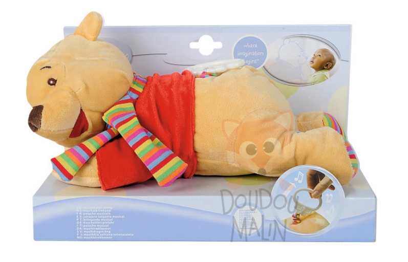  musical box winnie pooh yellow red 